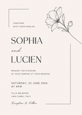 Editable Wedding Invitation Template
