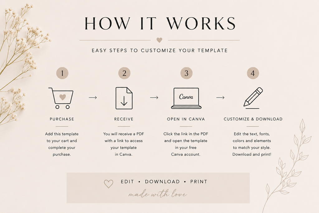 Editable Save the Date Template