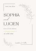 Editable Save the Date Template